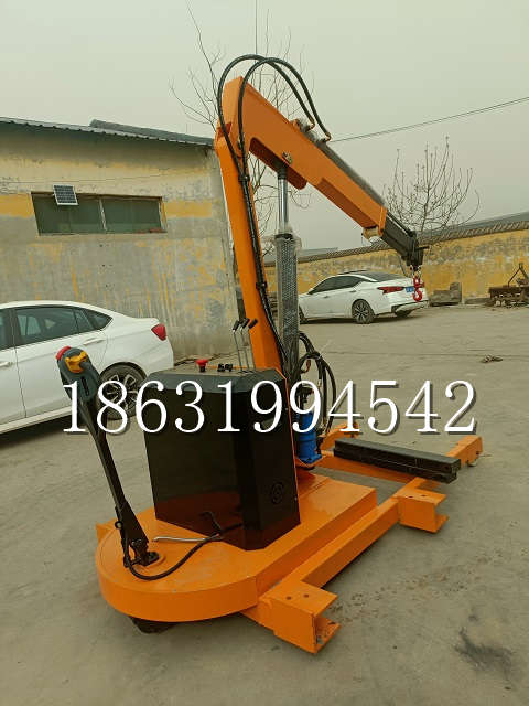 滨海新区自卸车厢随车吊 自制轮式四不像起重机 四驱平板吊 5吨 贵盛